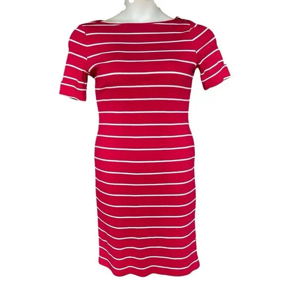 strapless open back dress Endless Fit Nautical Red Short Caftan L/XL main image 0